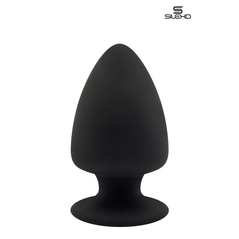 Plug anal The Original Model 1 noir MEDIUM 11x6,2 cm Termo réactif - par SilexD