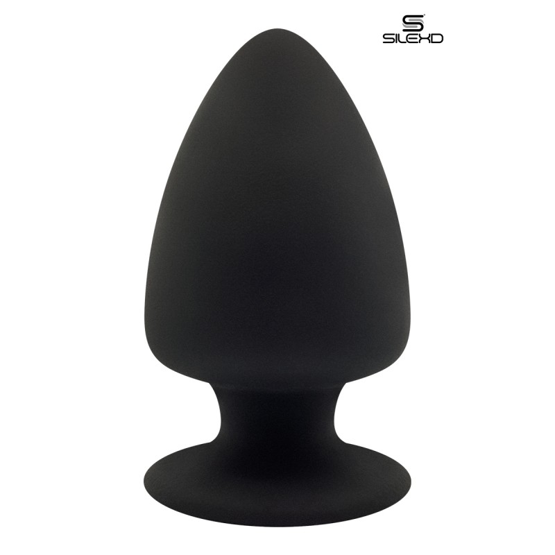 Plug anal The Original Model 1 noir LARGE 13x7,2 cm - termo réactif - par SilexD