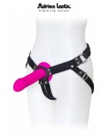 Harnais porte gode Unisexe Lastic Jean Noir par Strap-on