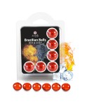 6 Brazilian balls effet chaud & froid - Lubrifiant externe et massage à base d'huile par Secret Play 6 Brazilian balls effet chaud & froid - Lubrifiant externe et massage à base d'huile par Secret Play
