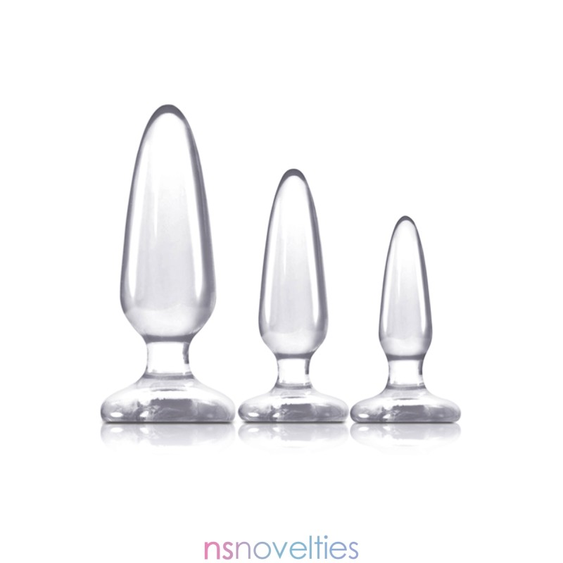 Kit d'entrainement anal Jelly Rancher Transparent - par NS Novelties