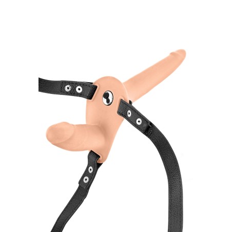 Double gode ceinture chair vibrant - par Fetish Tentation