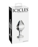 Plug anal verre Icicles n° 25 par Icicles Plug anal verre Icicles n° 25 par Icicles
