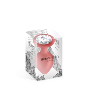 Plug anal Bijou silicone rouge M - par Hidden Eden