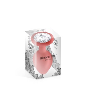 Plug anal Bijou silicone rouge L - par Hidden Eden