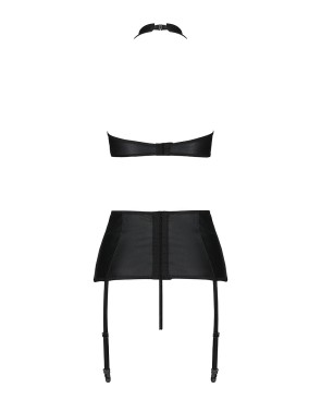 Ensemble sexy faux cuir Nancy - Passion
