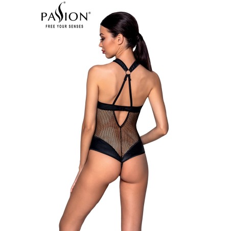 Body ouvert Amanda avec anneau d'ouverture - lingerie par Passion