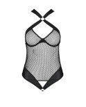Body ouvert Amanda avec anneau d'ouverture - lingerie par Passion