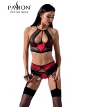 Ensemble à jarretelles Scarlet rouge - lingerie par Passion