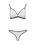 Ensemble sexy Orihime blanc et noir - lingerie par Passion
