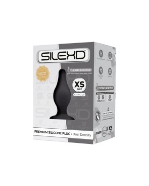 Plug anal The Original Model 2 noir XSMALL 6,4x2,9 cm termo réactif - par SilexD