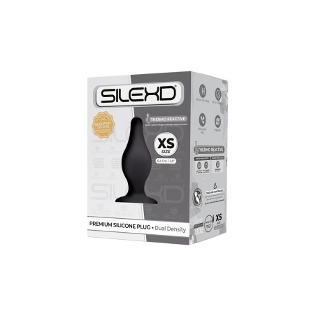 Plug anal The Original Model 2 noir XSMALL 6,4x2,9 cm termo réactif - par SilexD