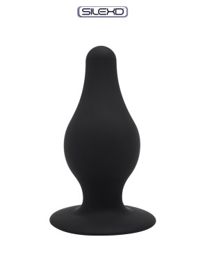 Plug anal The Original Model 2 noir 10,2 cm - SilexD