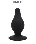 Plug anal The Original Model 2 noir termo réatif LARGE 10,2x4,5 cm - par SilexD