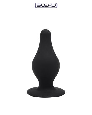 Plug anal The Original Model 2 noir 7,2 cm - SilexD