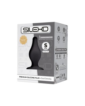 Plug anal The Original Model 2 noir SMALL 7,2x3 cm termo réactif - par SilexD