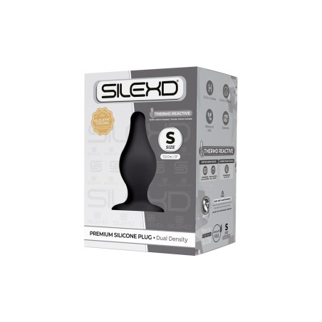 Plug anal The Original Model 2 noir SMALL 7,2x3 cm termo réactif - par SilexD