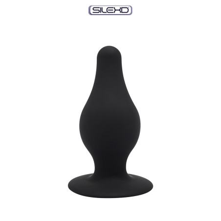 Plug anal The Original Model 2 noir 9,3 cm - SilexD