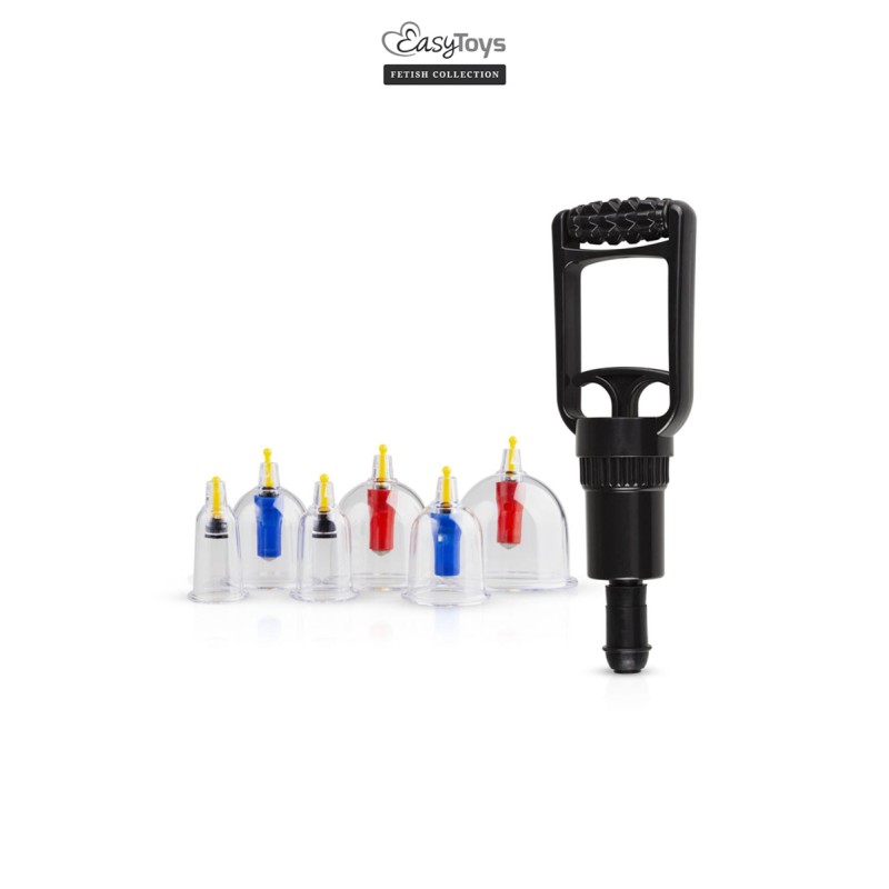 Coffret 6 ventouses Cupping Set Fetish Collection- par EasyToys