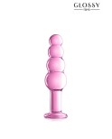 Plug anal verre Glossy Toys  n°9 Pink par Glossy Toys