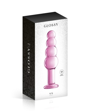 Plug anal verre Glossy Toys  n°9 Pink par Glossy Toys