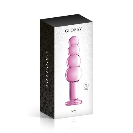 Plug anal verre Glossy Toys  n°9 Pink par Glossy Toys