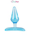 Mini plug anal bleu - Petit, doux, flexible 7x2,5 cm - par EasyToyss