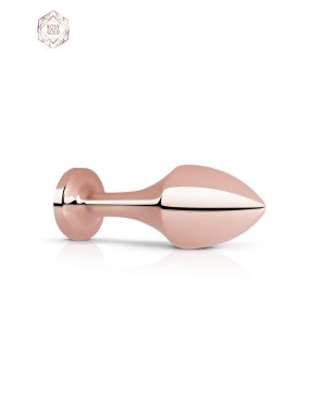 Plug anal Cristal Noir par Rosy Gold