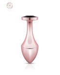 Plug anal Cristal Noir par Rosy Gold Plug anal Cristal Noir par Rosy Gold