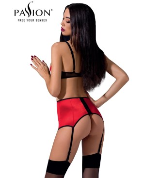 Ensemble 3 pièces lingerie à jarretelles Femmina - par Passion