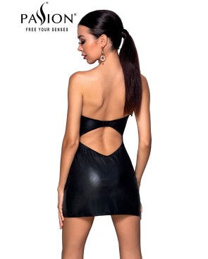 Robe ouverte faux cuir amazone Céline - lingerie par Passion
