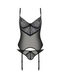 Guêpière et string Zinnia - lingerie par Passion ECO Collection