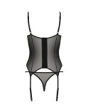 Guêpière et string Zinnia - lingerie par Passion ECO Collection