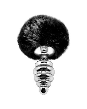 Plug métal Fluffy Twist M noir - Alive