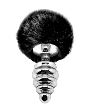 Plug métal Fluffy Twist L noir - Alive