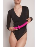 Gode et Plug 2-en-1 Switch Plug-In Realistic XXL FUCHSIA par Strap-On-Me