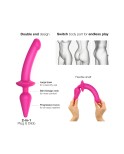 Gode et Plug 2-en-1 Switch Plug-In Realistic XXL FUCHSIA par Strap-On-Me