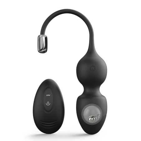 Love balls télécommandées noires - Geisha - par Dorcel