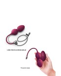 Love balls télécommandées bordeaux - Geisha - par Dorcel Love balls télécommandées bordeaux - Geisha - par Dorcel