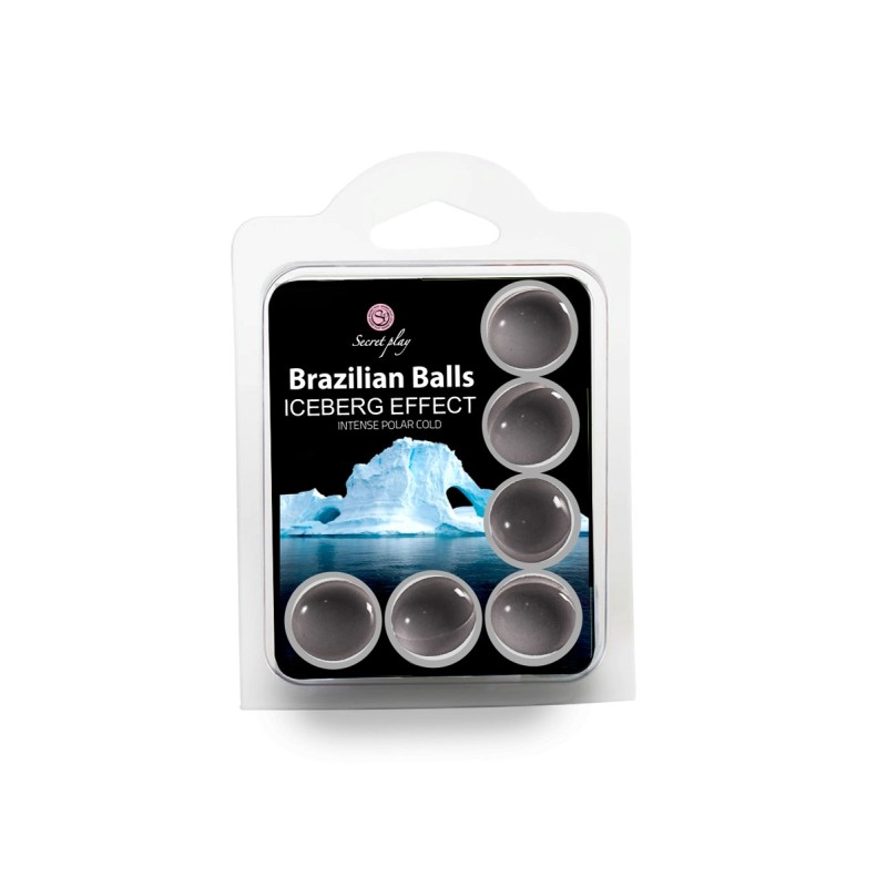 6 Brazilian balls Effet Iceberg - Lubrifiant externe et massage à base d'huile par Secret Play 6 Brazilian balls Effet Iceberg - Lubrifiant externe et massage à base d'huile par Secret Play