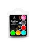 6 Brazilian balls avec effets différents - Lubrifiant externe et massage à base d'huile par Secret Play 6 Brazilian balls avec effets différents - Lubrifiant externe et massage à base d'huile par Secret Play
