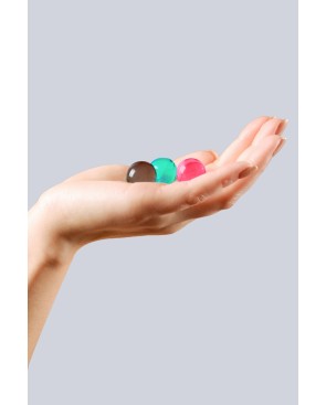 6 Brazilian balls avec effets différents - Lubrifiant externe et massage à base d'huile par Secret Play