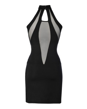 Robe noire V-9269 - Axami