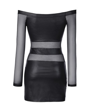 Robe noire V-9309 - Axami