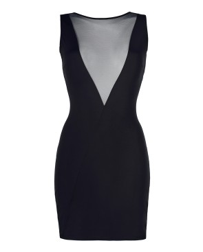 Robe noire V-9209 - Axami