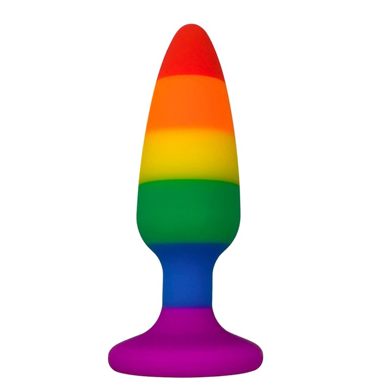 Plug anal arc en ciel Hiperloo L - par Wooomy