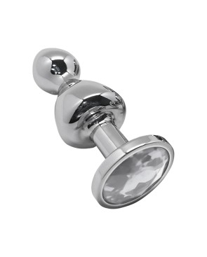 Plug bijou Lollypop transparent L - Wooomy