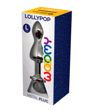 Plug bijou Lollypop transparent L - Wooomy