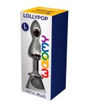 Plug anal bijou Lollypop transparent L - par Wooomy