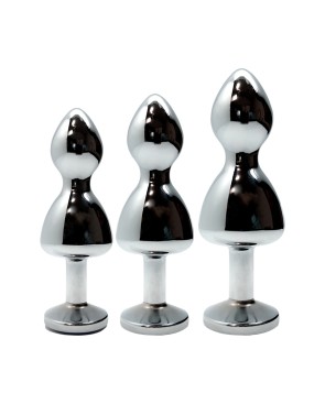 Plug bijou Lollypop transparent M - Wooomy